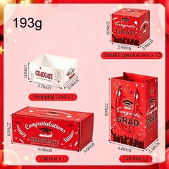 Graduation Card Box Class of 2026 Funny Fillable Grad Bouncy Money