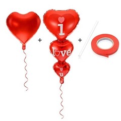 Valentines Day Decorations 20 + 2 I Love You Balloons – Helium Supported – Love