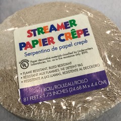 Two Rolls of Crepe Paper Streamers By Different Companies 100 ft and 81 feet