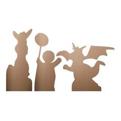 Shrek Shelf Top Pack Gingy Donkey and Dragon Desk Standees Set of 3