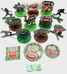 Football Party Decorations and Tableware