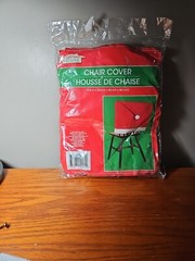 Santa Hat Chair Cover Christmas Winter Decoration