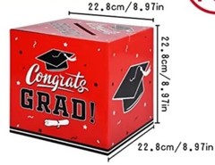 Gatherfun Graduation Party Decorations – Graduation Box for Gift and Cards – …