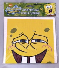 SpongeBob SquarePants Nickelodeon PARTY Tablecloth Invites Cups Bags & Misc LOT