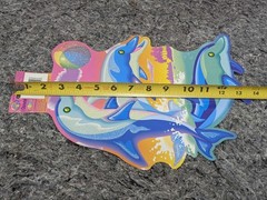 Lisa Frank Vintage Character Cutouts Set of THREE – Dolphin Fairy Eskimo 14″ NEW