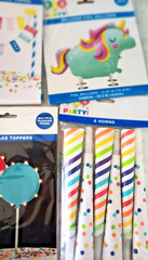 NEW 321 Party! Birthday Balloons LED CAKE TOPPER, HATS, HORNS, CAKE DISPLAY
