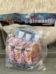 Hannah Montana Birthday Party Express Favor 8 Noise Makers Blowouts Hallmark NEW