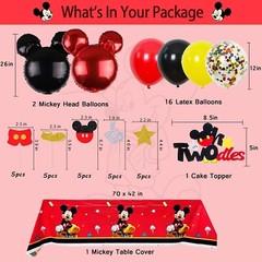 Mickey Mouse 2nd Birthday Party Supplies Oh Twodles Theme Party Decorations