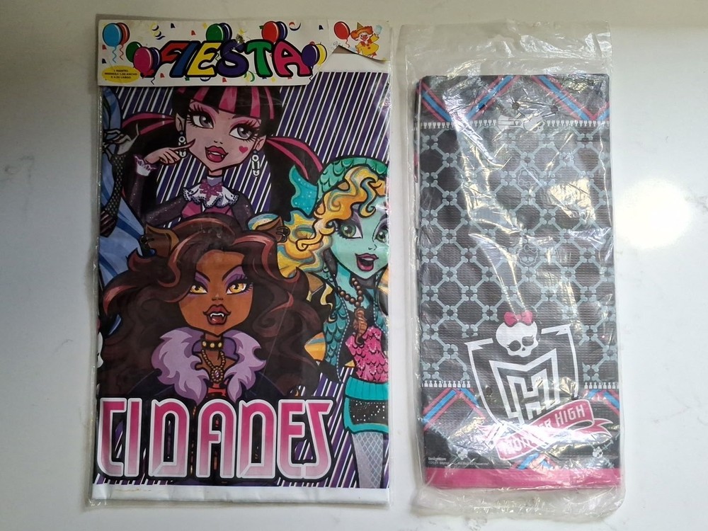 Monster High Tablecover Party Supplies Table Cloth New Sealed(Spanish)