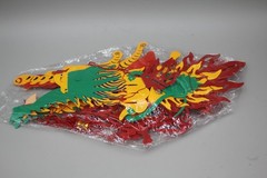 4.92 Feet 3D Chinese New Year Dragon Decorations Hanging Plastic Dragons Garland