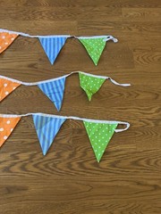 3 Party Banners – Fabric Each 92 Colorful Party Decorations Birthday Party