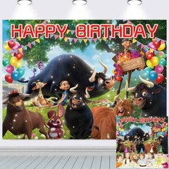 Ferdinand Birthday Decor Party SuppliesBanner Backdrop Poster Vinyl 5x3ft