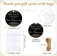 25 Retirement Party Favor Sets with Magnetic Bottle Openers and Tags