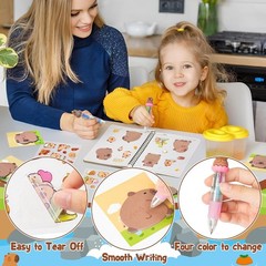 Fun Capy Birthday Party Favors – Sticky Notes Ballpoint Pen
