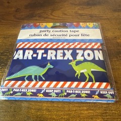 «Par-T-Rex-Zone» Party Caution Tape