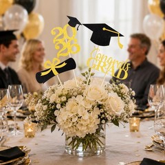 TOOYUMON Graduation Decorations 2026, 16pcs Graduation Centerpieces for Table…