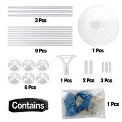 Happy 41st Birthday Party Decorations Set Blue Swirls Streamers Stand Kit