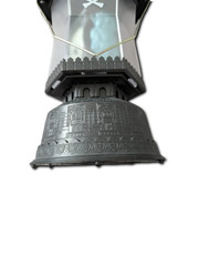 Halloween Skull Lantern Light Up Not Working Hanging Grey Spooky Prop
