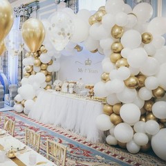 135pcs White Balloons Different Sizes 18″ 12″ 10″ 5″ White Balloon Garland Ar…