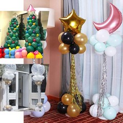 Set of 2 5FT Balloon Column Stand Kit Party Decoration Balloon Pillars