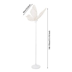 2PC Butterfly Floor lamp Ceiling Lamp Romantic Decoration Party Atmosphere Props