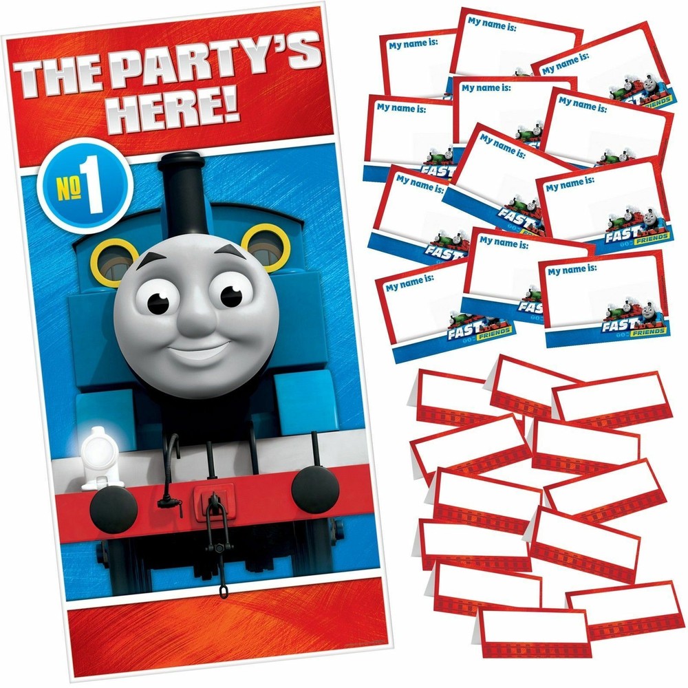 Thomas the Tank Party Welcoming Kit for 12 guests – Thomas Tank Party Supplies