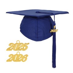 Unisex Matte Graduation Cap and Gown with Stole Honor Cords Set for High Scho…