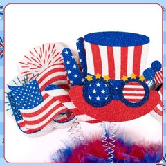Moon Boat 12PCS 4th of July Headbands Fourth of July Party Decorations