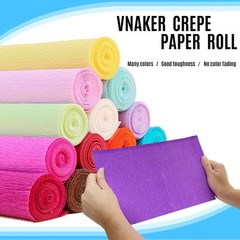 3 Rolls Blue Heavy Duty Crepe Paper Flowers Weddings DIY Craft 17×98 Inch