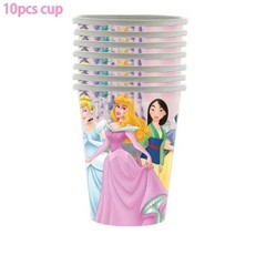Disney Princess Birthday Party Tableware Decorations Plates Balloons Tableware