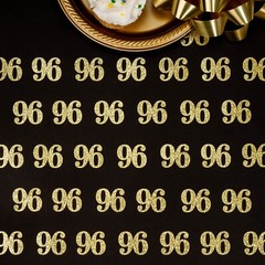 96th Birthday Decorations Glitter Confetti Age Number Party Favors (SET of 50)