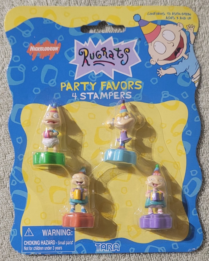 1998 Vintage Nickelodeon Rugrats Birthday Party Favors *New & Sealed*