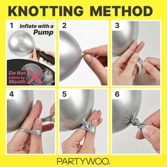 PartyWoo Yellow Balloons 100 pcs Different Sizes of 36 18 12 10 5 Inch Matte …