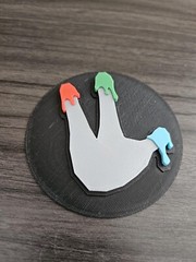 Finger Painter Badge Party Favor or Decoration – Gorilla Tag VR Game Oculus Rift