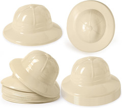 24 Pack Safari Explorer Party Hats for Kids, Jungle Dress-Up Birthday Favors Set