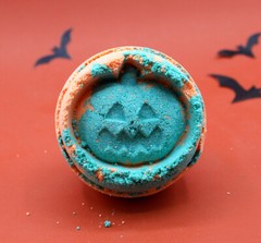 Halloween bath bomb set 3x180g each handmade, vegan, sensitive skin, children