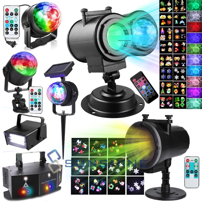 Christmas Lights Projector LED Laser Outdoor Landscape Xmas Move Lamp Xmas Gift