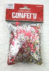 NEW Amscan Embossed Confetti Graduation 2.5 oz