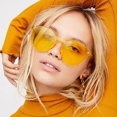 12/24 Pack Fun Mixed Rimless Party Glasses Bulk, Colorful Funny Sunglasses Set f