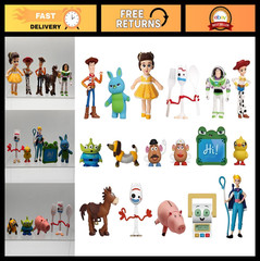 17Pcs Cartoon Toy Figures Set – Cute Table Decorations for Birthday Parties & Ro