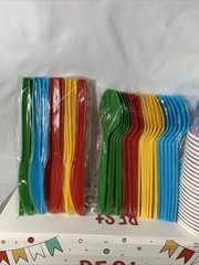 Rainbow Pride Decorations Dinnerware Party Set NEW In Box