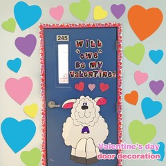 120 PCS 4 Size Large Heart Paper Cutouts Assorted Colors Valentine Craft