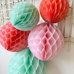 26Pc Deluxe Large Multicolor Party Decoration Set – Vibrant Tissue Paper Pom Pom