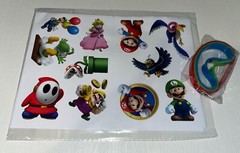 Super Mario Theme Birthday Party Supplies 177 Pc Dinner Ware,Decor, & Supply Bag