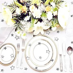 Silver Star PVC Shiny Five Pointed Glitter Table Scatter Confetti