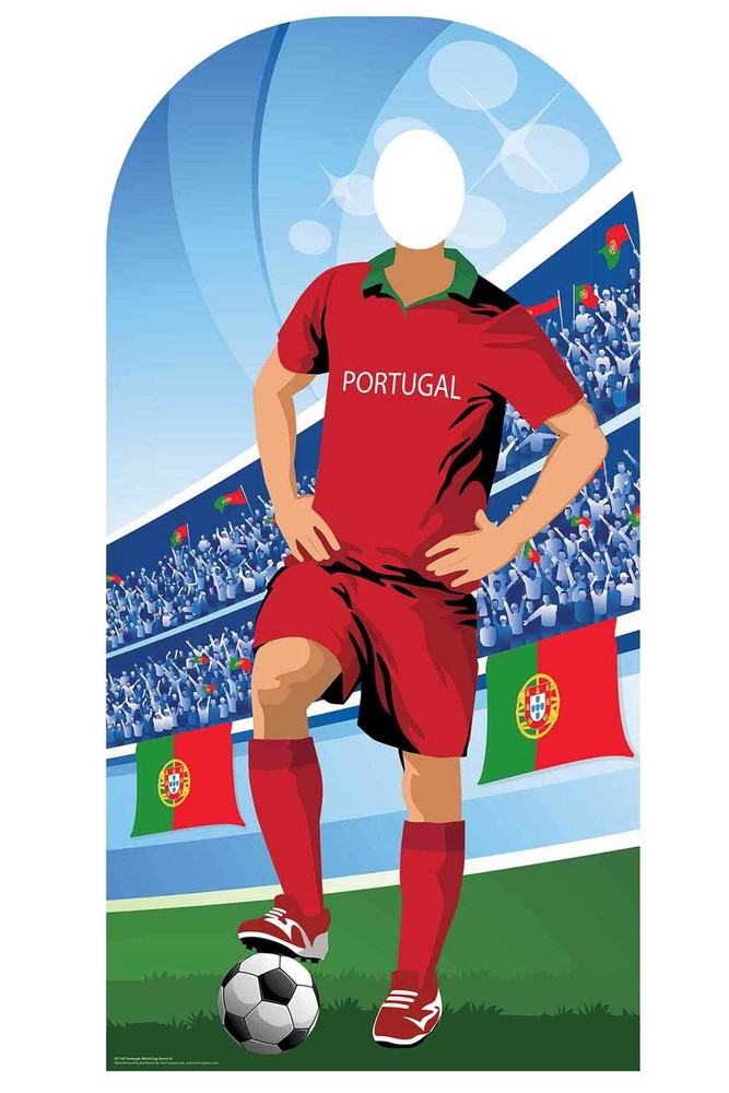 World Cup 2018 Portugal Football Cardboard Cutout Stand-in – Santos Ronaldo