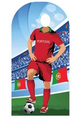 World Cup 2018 Portugal Football Cardboard Cutout Stand-in – Santos Ronaldo