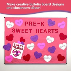 Heart Paper Cutouts – 240 Multi-Size Card Stock Hearts for Creative Crafting