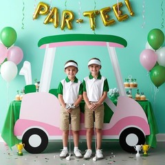 Golf Cart Cutout Props Golf Cart Backdrop Decoration Photo Booth Props Stand …