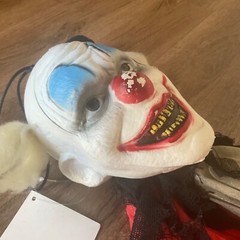 Halloween Scary Clown Hanging Decor Poseable Arms Halloween Props Door Wall #B